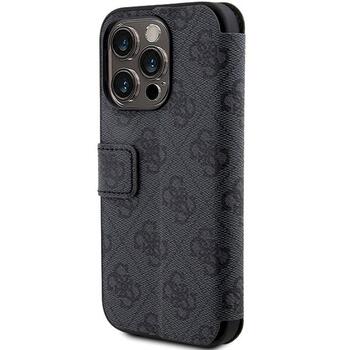 Guess GUBKP15L4GMGGR book 4G Metal Logo Защитный чехол для iPhone 15 Pro 6.1
