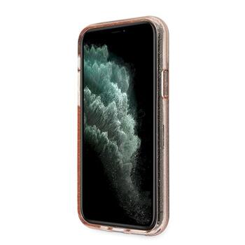 Guess GUHCN58PCGLPI Aizsargapvalks priekš iPhone 11 Pro Glitter / rozā (GUHCN58PCGLPI)