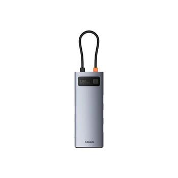 Baseus Metal Gleam Series 7-in-1 USB-C HUB Док-станция / серый космос (B00030708811-01)