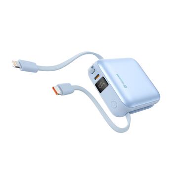 Swissten SPACE Power Bank Переносная зарядная батарея USB-C / Lightning / 10000 mAh Голубой (22013984)