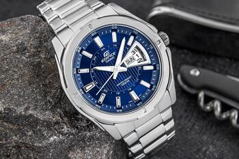 CASIO EF-129D-2AVEF Vīriešu pulkstenis (EF-129D-2AVEF)