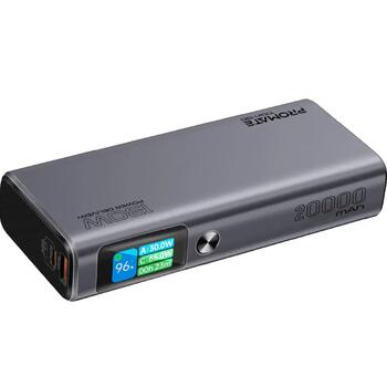 Promate Titan-130 Переносная зарядная батарея 130W / 20000mAh / USB-C PD / QC3.0 (TITAN130)