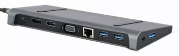 Gembird USB Type-C 9in1 Док-станция (A-CM-COMBO9-02)