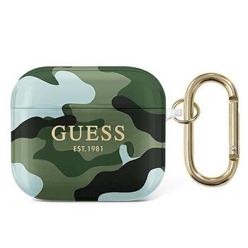 Guess GUA3UCAMA AirPods 3 cover Camo Collection Защитный чехол для AirPods 3 / хаки (GUA3UCAMA)