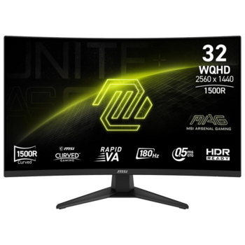 MSI MAG 321CQF E18 IPS LED WQHD Monitors 31.5