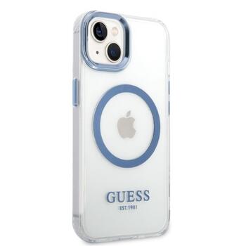 Guess GUHMP14MHTRMB Hardcase Metal Outline Magsafe Защитный чехол для iPhone 14 Plus / 15 Plus 6.7