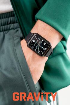 Smartwatch Gravity с 2 ремешками GT17-7 / чёрный (GT17-7)