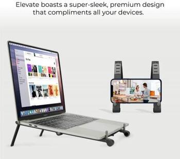 PROMATE Elevate Подставка для ноутбука, планшета или смартфона (AISELEVATEGY)