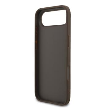Guess PU 4G Metal Logo Strap Case Aizsargapvalks priekš Apple iPhone 17 Air (GUHCP17MP4GMGSW)