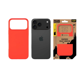 Tactical MagForce Velvet Smoothie Cover Защитный чехол для Apple iPhone 17 Pro Max / красный (TA-57983126672)