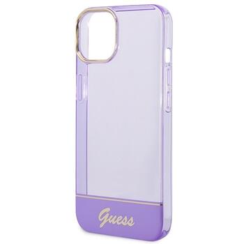 Guess GUHCP14MHGCOU Hardcase Translucent Aizsargapvalks priekš iPhone 14 Plus/15 Plus 6.7