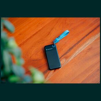 Verbatim 32416Pocket SSD Внешний накопитель 256GB USB-C 3.2 gen.2 / чёрно-синий (32416)