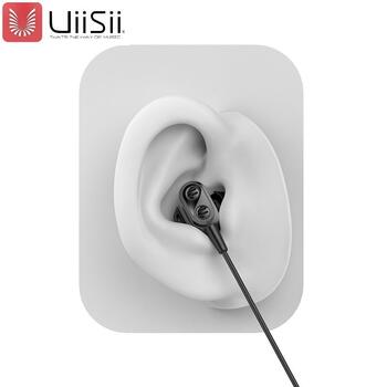 UiiSii Premium Hi-Res Oriģinālas Austiņas ar Mikrofonu un Skaļuma Regulēšanas pulti / 3.5mm / 1.2m (IT-DT800)