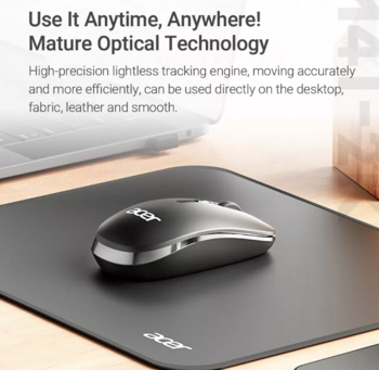 Acer LK41-2K Bezvadu Klaviatūra + Pele USB / ENG (LK41-2K BK)
