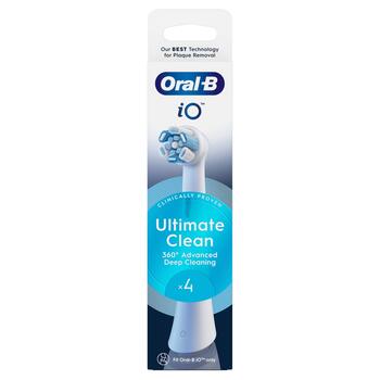 Oral-B iO Ultimate Clean Zobu birstes galviņas pieaugušajiem (iO RB CWF-4)