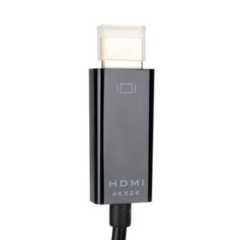 RoGer Кабель DisplayPort - HDMI / 4K x 2K / 1.8M / Черный (RO-DP-HDMI-BK)