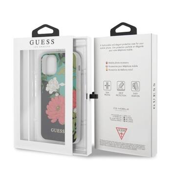 Guess GUHCN65IMLFL01 N°1 Flower Collection Защитный чехол для iPhone 11 Pro Max / чёрный (GUHCN65IMLFL01)