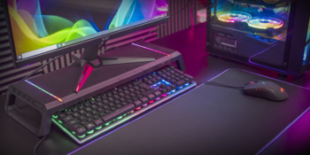 Mars Gaming MGS-ONE Monitora statīvs Chroma RGB / USB 2.0 (MGSONE)
