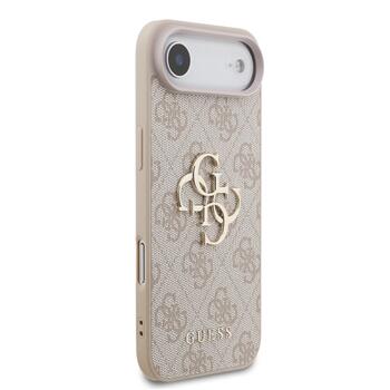 Guess PU 4G Metal Logo Strap Case Чехол для Apple iPhone 17 Air Pink (GUHCP17MP4GMGSP)