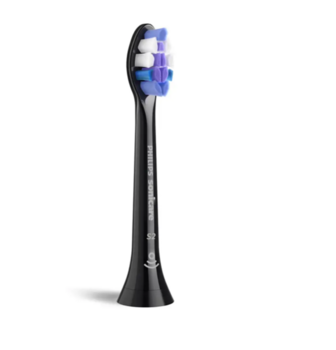 Philips Sensitive HX6052/88 Suporti Elektriskās zobubirstes uzgaļi 2 gab / melns (HX6052/88)