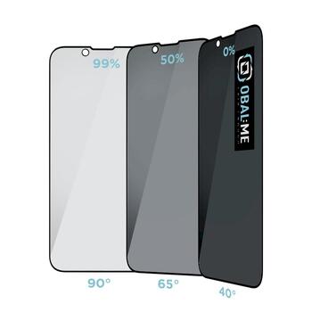 OBAL:ME Privacy 5D Glass Screen Protector Защитное стекло для Apple iPhone 13 Mini / чёрный (57983121441)