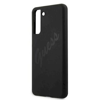 Guess GUHCS21MLSVSBK Script Vintage Защитный чехол для Samsung Galaxy S21+ G996 / чёрный (GUHCS21MLSVSBK)