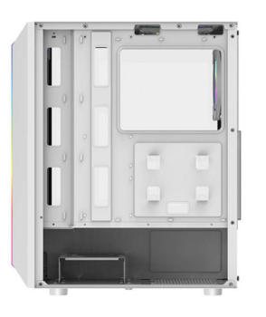Darkflash DK151 Datoru Korpuss + Ventilatori 3gab. (DK151-WH)