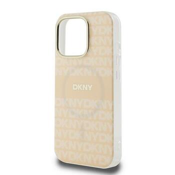 DKNY Repeat Texture Pattern With Stripe Защитный Чехол для Apple iPhone 16 Pro Max (DKHMP16XHRHSEP)