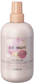 Inebrya Ice Cream Keratin Leave-in Hair Care Несмываемый уход для волос 200ml (8008277263151)