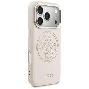 Guess Perforated 4G MagSafe Case Защитный чехол для iPhone 17 Pro / розовый (GUHMP17L5PG4SRGP)