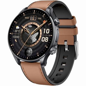 Smartwatch Gravity Viedpulkstenis ar 2 siksniņām GT35-1 / melns (GT35-1)
