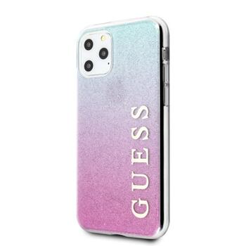 Guess GUHCN58PCUGLPBL Glitter Gradient Защитный чехол для iPhone 11 Pro / pink blue (GUHCN58PCUGLPBL)