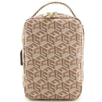 Guess Bag GUHBHGCFSEW Organize GCube Stripe Soma / brūns (GUHBHGCFSEW)