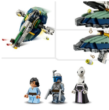 LEGO 75433 Star Wars Jango Fett's Starship Конструктор (75433)