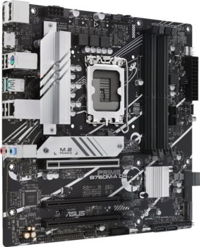 Asus Prime B760M-A D4-CSM Mātesplate Intel B760 / LGA 1700 / Micro-ATX (90MB1D00-M0EAYC)