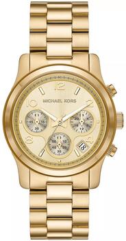 MICHAEL KORS Runway MK7323 Sieviešu rokas pulkstenis / zeltains (MK7323)