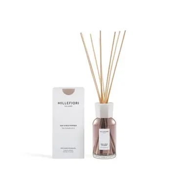 Millefiori Milano Fragrance Diffuser Аромадиффузор Silk & Rice Powder 100 ml (8051938699523)