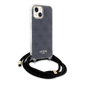 Guess GUHCP15SHC4SEK Crossbody Cord 4G Print Защитный чехол для iPhone 15 / 14 / 13 6.1
