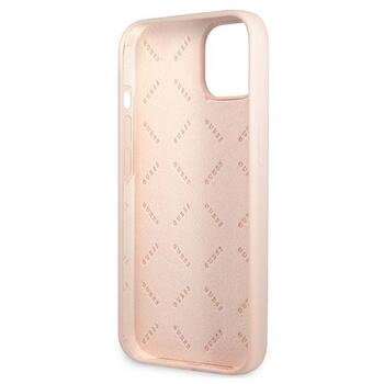 Guess GUHCP13SSLTGP Silicone Triangle Hardcase Защитный чехол для iPhone 13 mini 5,4