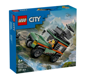 LEGO CITY 60447 Off-Road 4x4 Mountain Truck Konstruktors (60447)