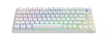 Savio Phenix WHITE GAT YELLOW Mechanical Klaviatūra Spēļu USB + Bluetooth (5901986049302)