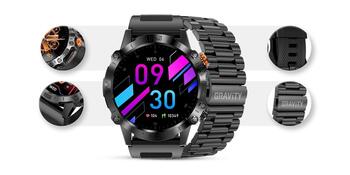 Smartwatch Gravity GT20-1 Смарт-часы / чёрный (GT20-1)