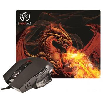 Rebeltec RED DRAGON Datorpele + Paliktnis (RBLMYS00036)