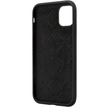 Guess GUHCN614DGPK Silicone Logo Strass 4G Защитный чехол для iPhone 11 / Xr 6.1