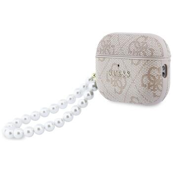 Guess 4G Pearl Strap Case Защитный чехол для AirPods Pro 3 / розовый (GUAP3P4E4PSP)