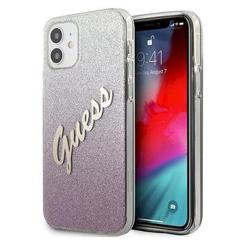 Guess GUHCP12SPCUGLSPI Glitter Gradient Script Защитный чехол для iPhone 12 mini 5,4