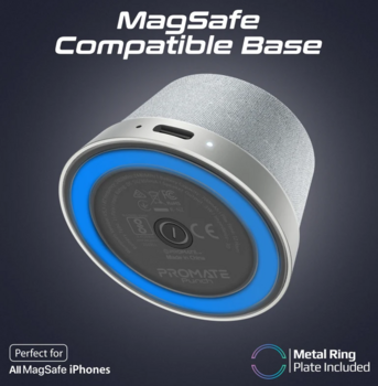Promate Punch Mini MagSafe Bluetooth Skaļrunis (PUNCHSL)
