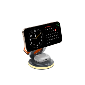 Quik QW-700 Вращающееся 3in1 Беспроводное зарядное устройство 15W (QW-700)