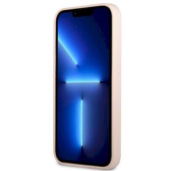 Guess GUHCP13XSLTGP Silicone Triangle Защитный чехол для iPhone 13 Pro Max 6,7