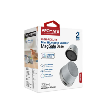 Promate Punch Mini MagSafe Bluetooth Skaļrunis (PUNCHSL)